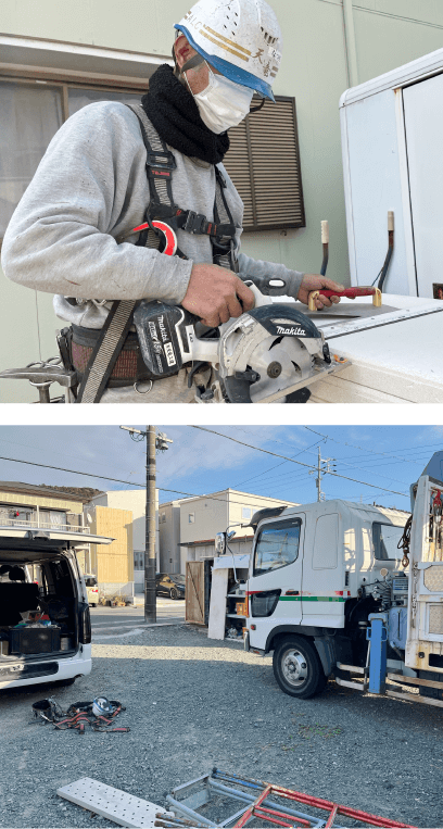 外壁工事の仕事について